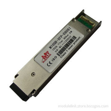 DWDM CH61 10G XFP Optical Transceiver with 80km Transmission